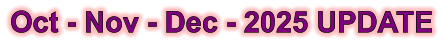 Oct - Nov - Dec - 2025 UPDATE